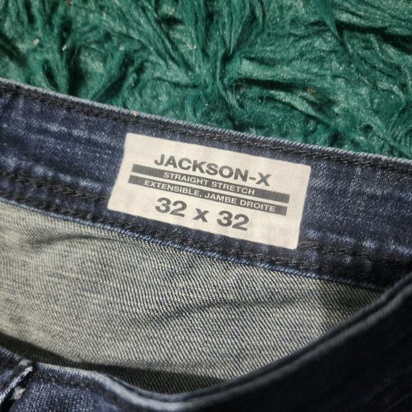 Buffalo David Bitton Dark Wash Slim Straight Jeans Men’s Jackson Fit 32x32 - Picture 4 of 7